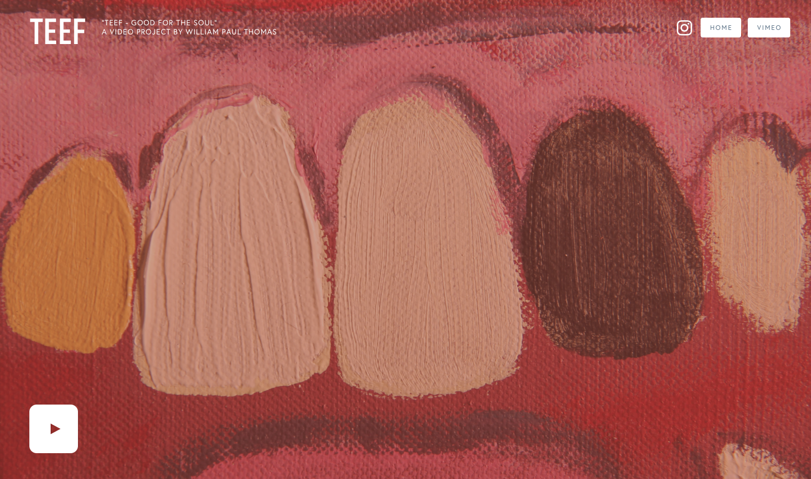 2. Teef – Good for the Soul, video (16:9 HD), 4:44 (2015)