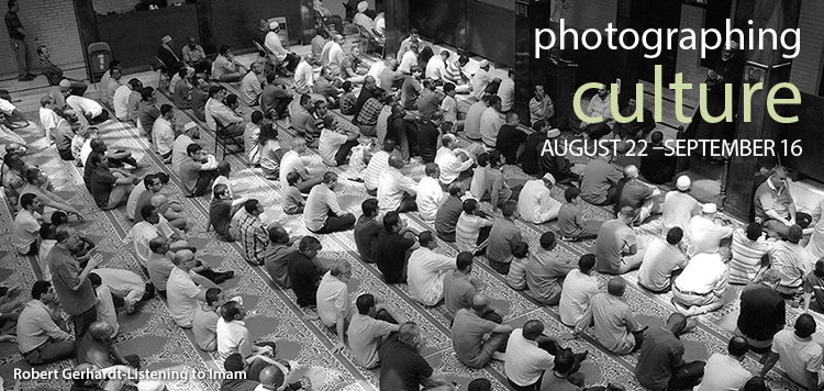 Gallery Exhibit header for "Photographing Culture"