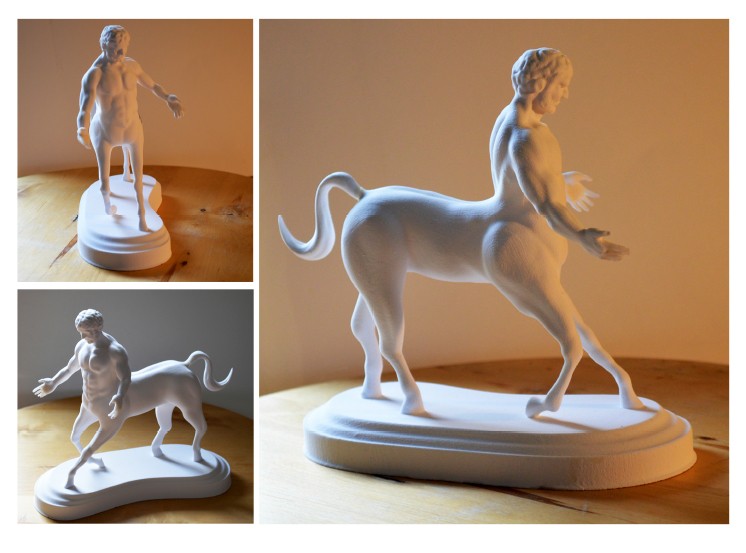 Nessus the Centaur, 3D powder print (2013), $300