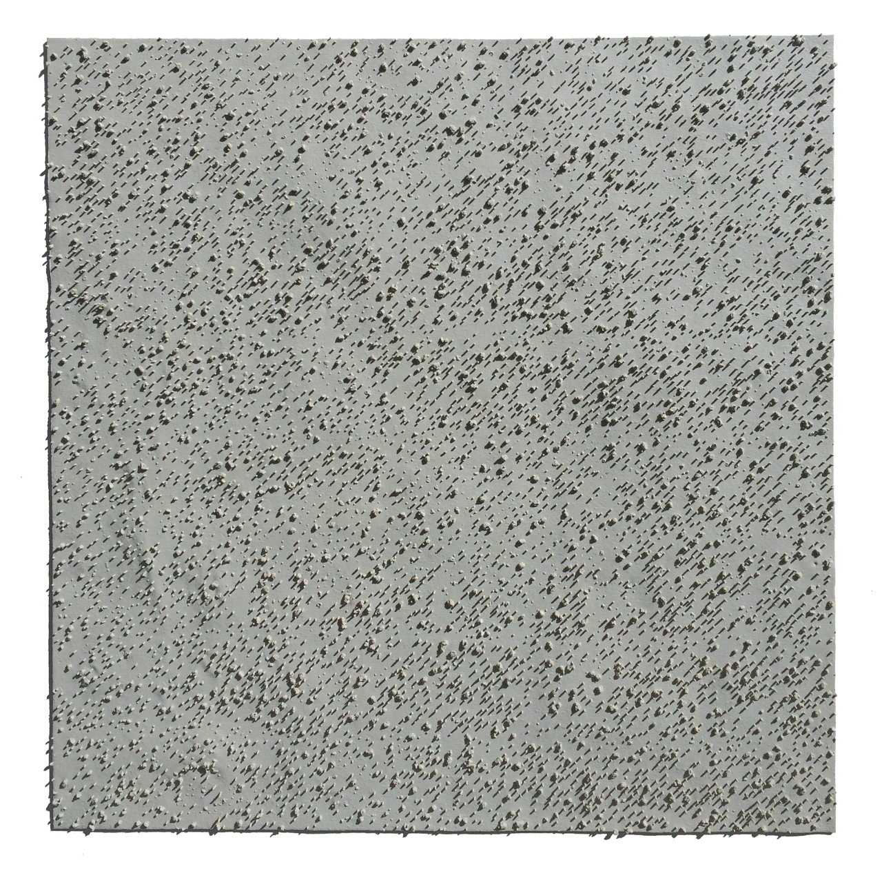 Acoustic Painting, cast primer paint and latex (2014), NFS