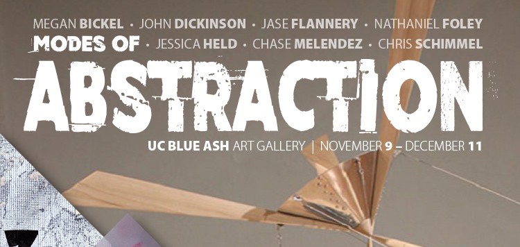 Art Gallery "Modes of Abstraction" header design