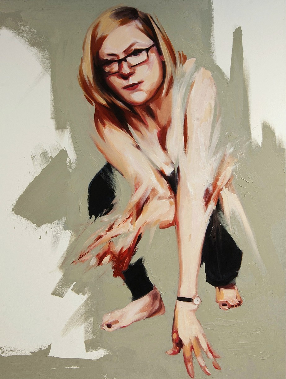 1. The Catch, oil on canvas, 48” x 36” (2013)
