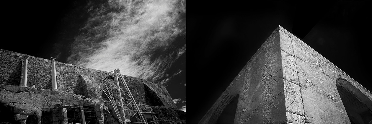 3. Greekopolis No. 4, digital infrared photograph, 9”x25” (2015)
