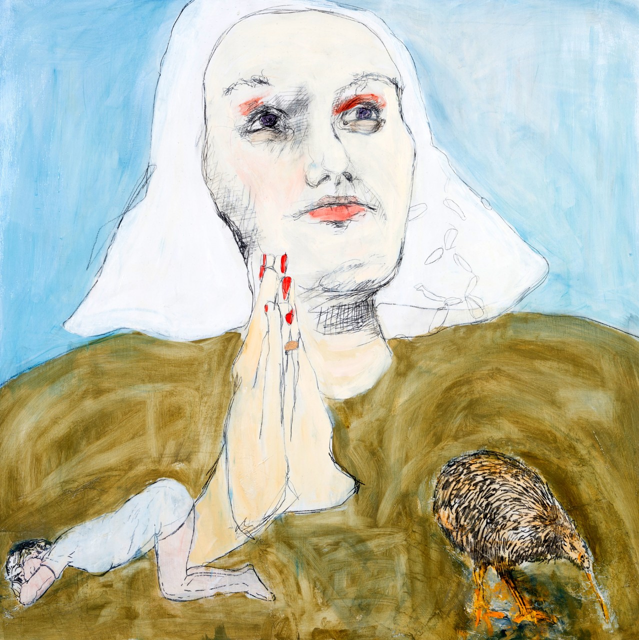 4. Tower and Spire, mixed media on panel, 24” x 24” (2016)*