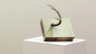 Shed, wood, formica, acrylic and antler (2015)