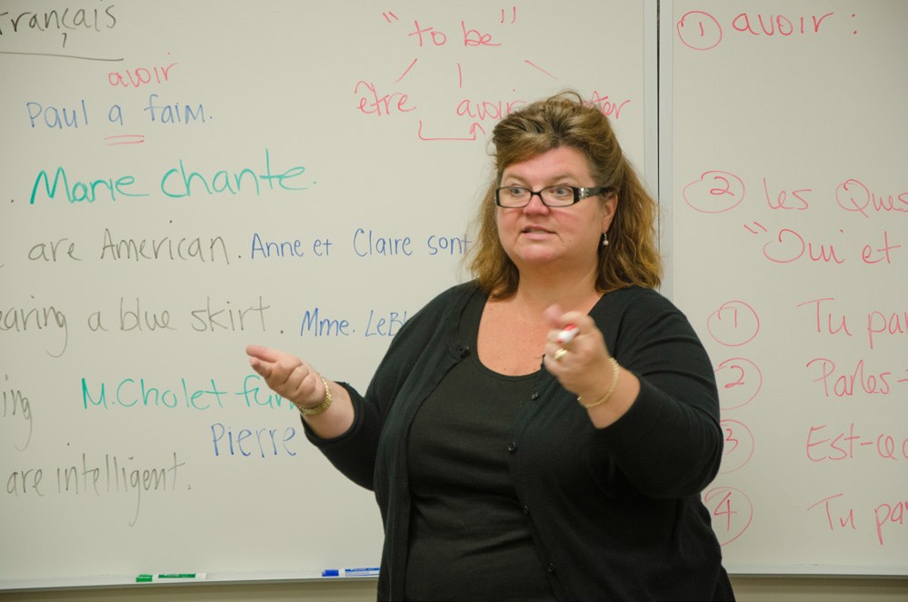 Jody Ballah teaching a class