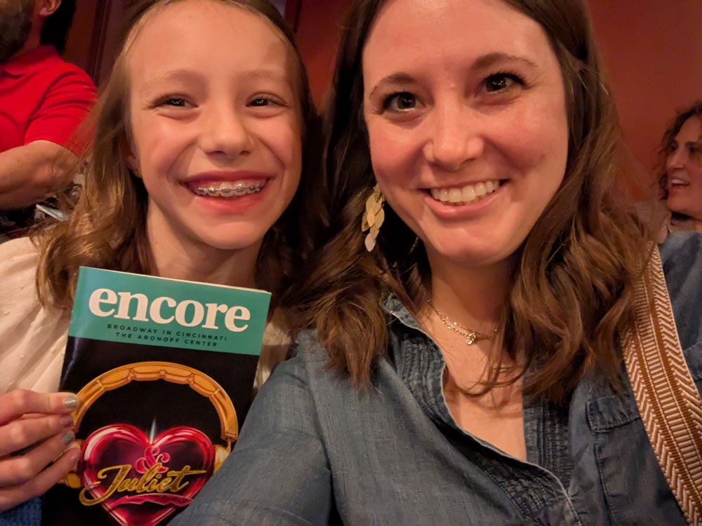 Michelle Bodey smiling with daughter in selfie