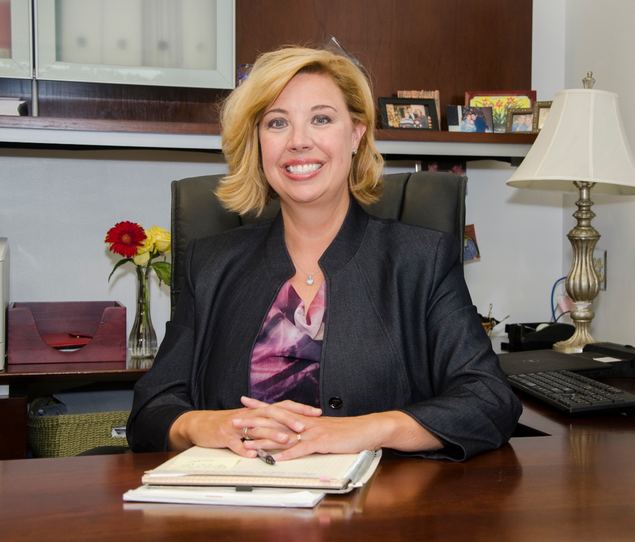 Dean Robin Lightner in her office